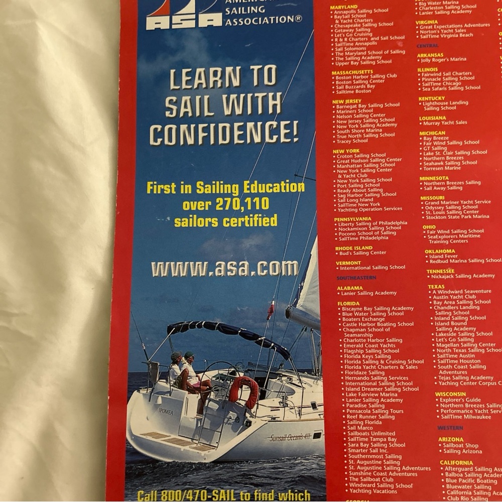 Sailing Magazine Cover - Blue Spinnaker Racing Photo - Picture 8 of 9